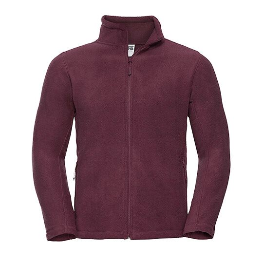 Men´s Full Zip Outdoor Fleece - burgundy - 4XL-112