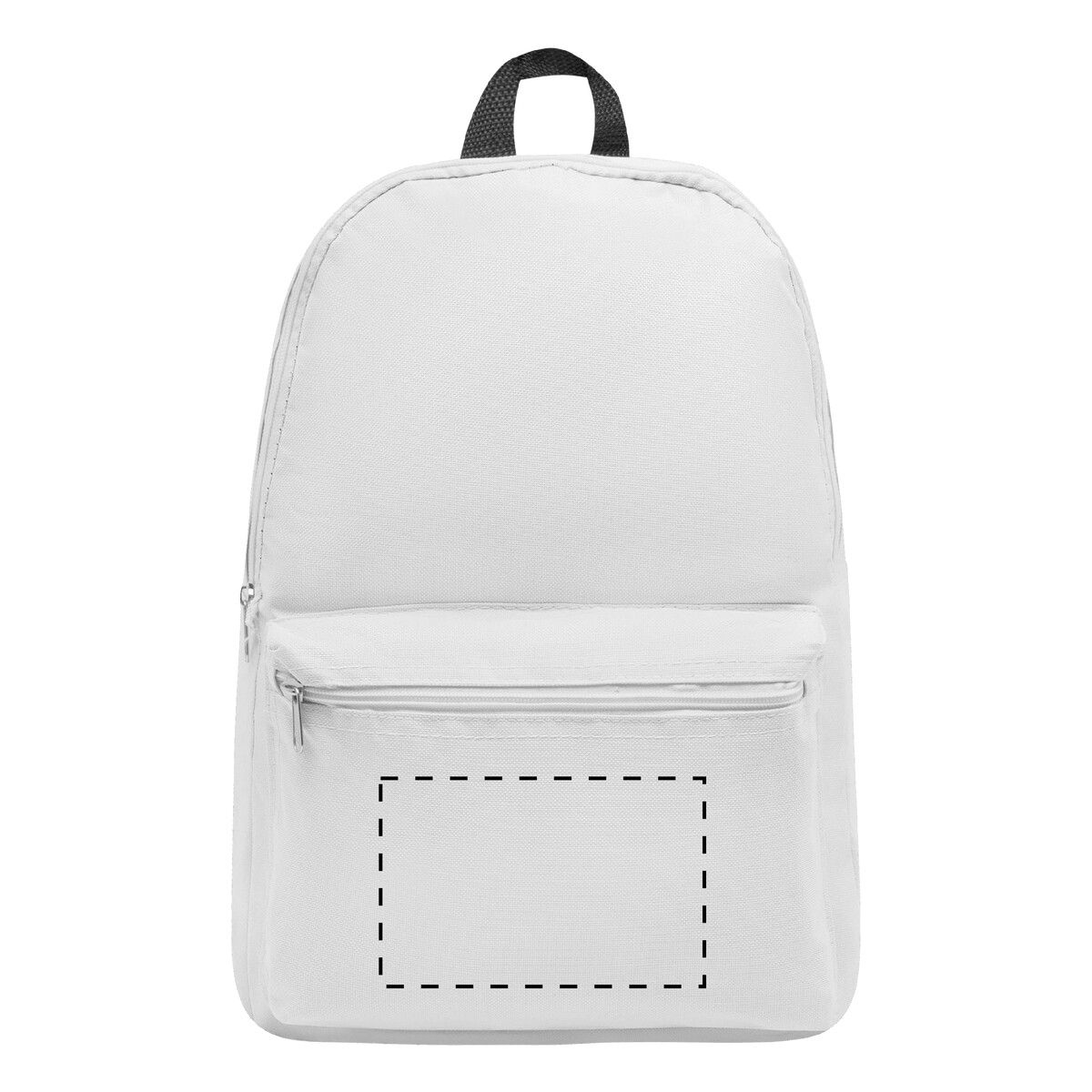 Veredelungsposition mittig auf der Vortasche