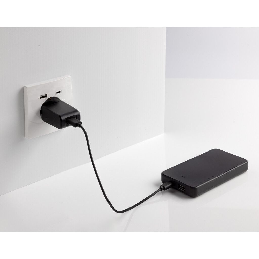 Boostcore 10.000mAh Powerbank aus RCS rec. Kunststoff - schwarz-478