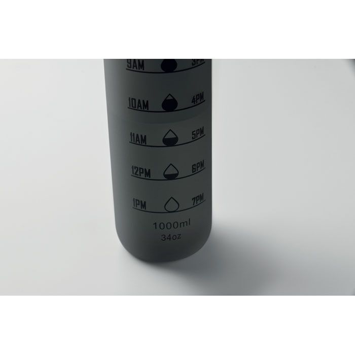 Sport-Trinkflasche RPET 1L ISFORDEN MARK - schwarz-918
