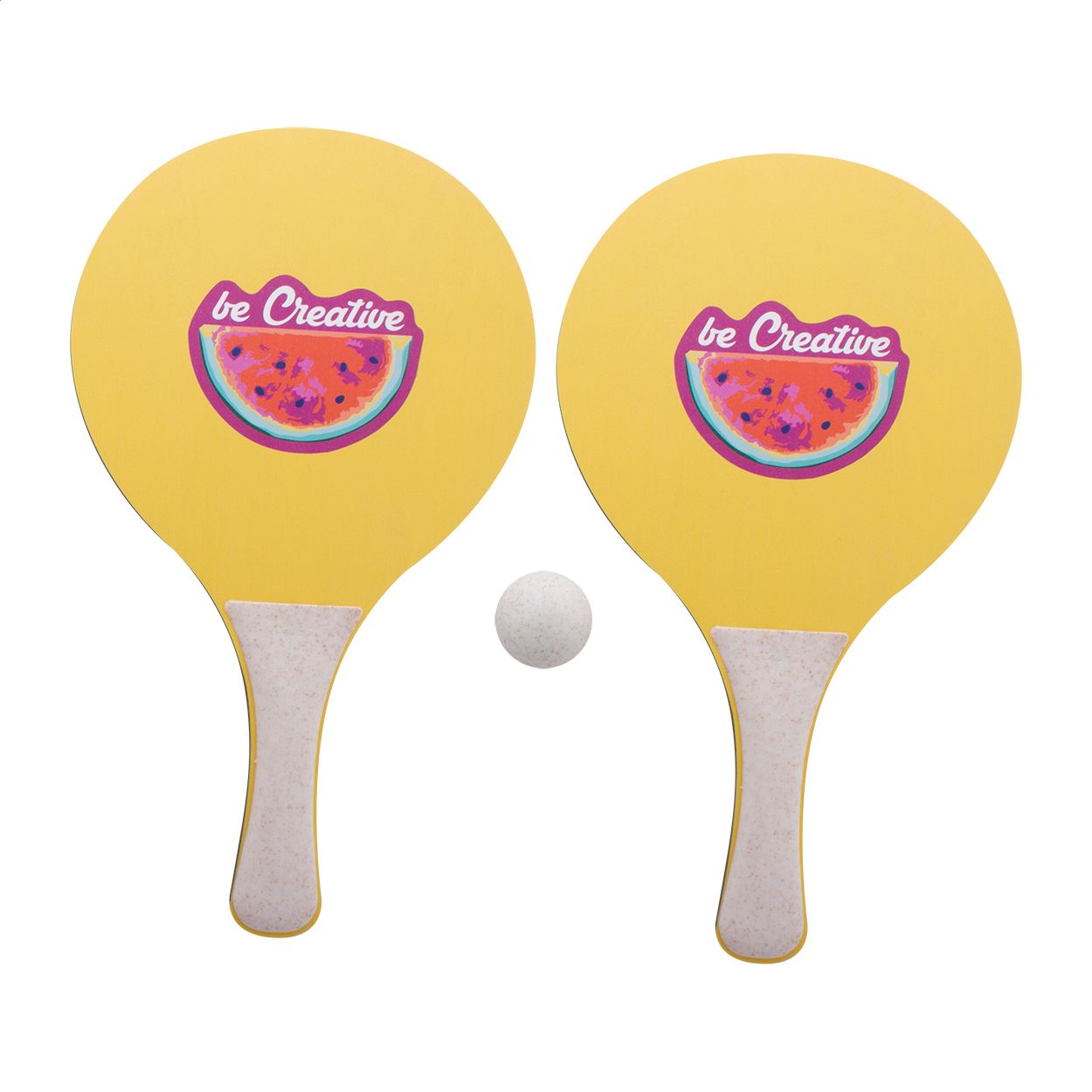 Individuelles Strandtennisset CreaShot - natur-421