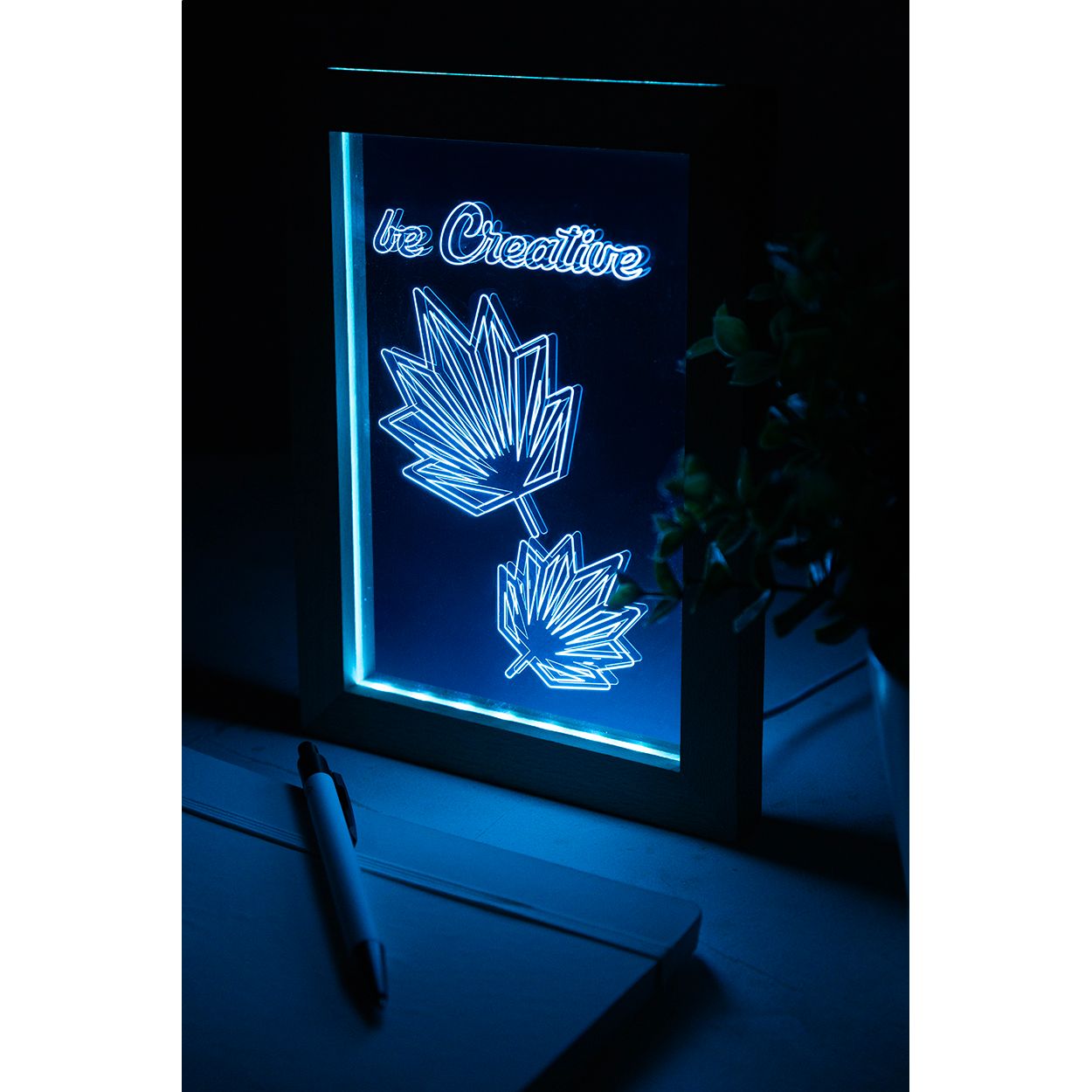 Woodiframe LED-Trophäe - natur - transparent-71