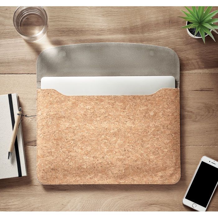 Laptoptasche Kork GRACE - beige-726