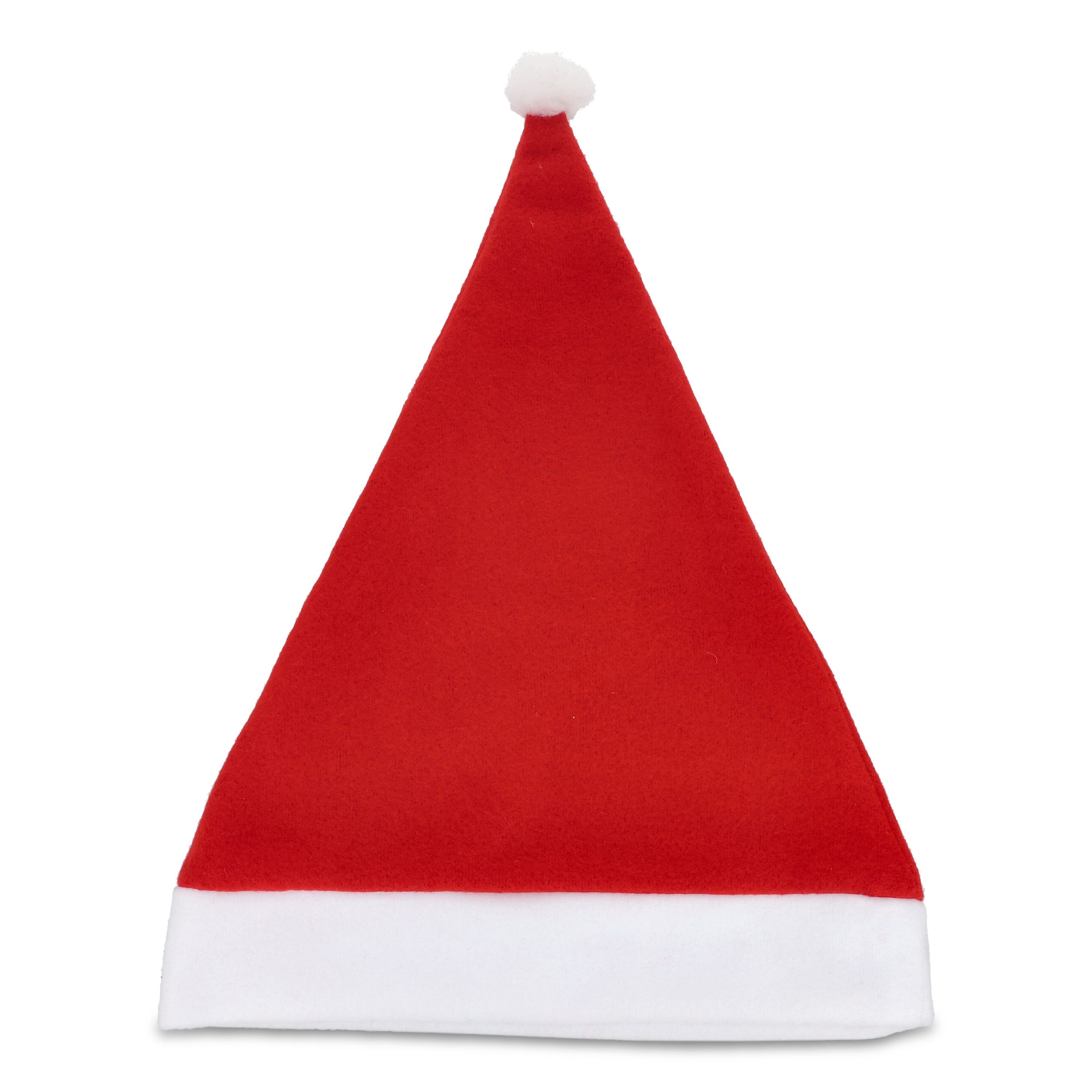 Weihnachtsmütze aus Flanell  - rot-392
