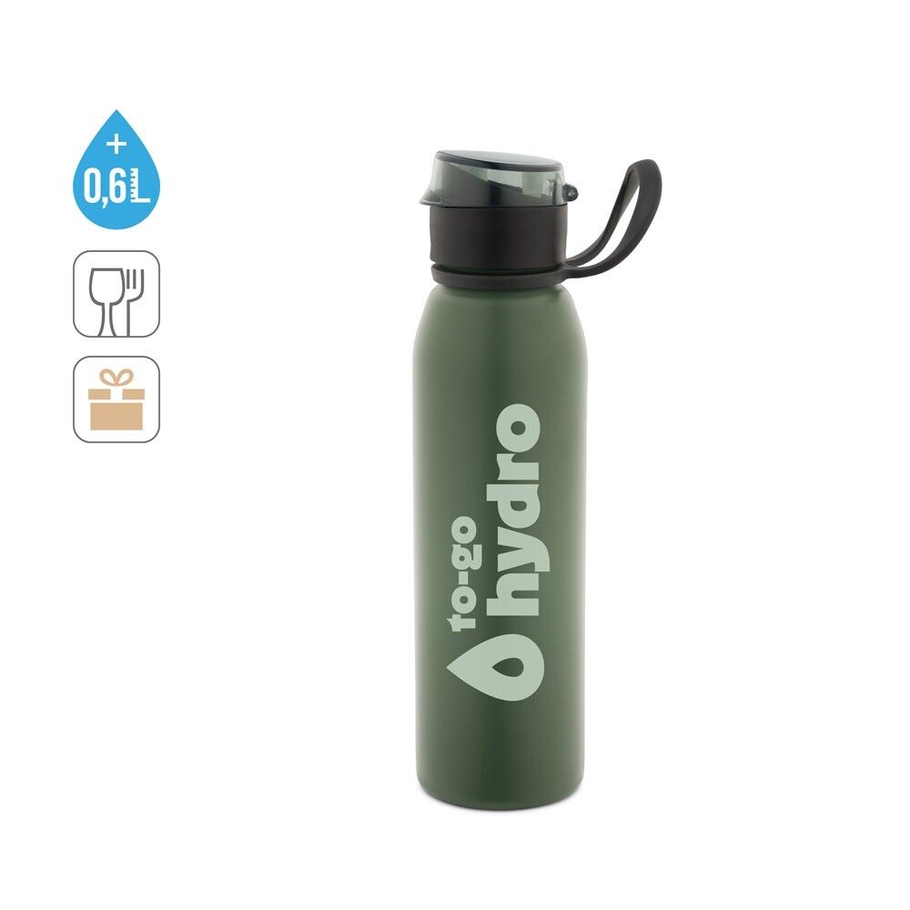LEMIEUX Sportflasche aus Edelstahl (90 % recycelt) 670 ml - weiß-867