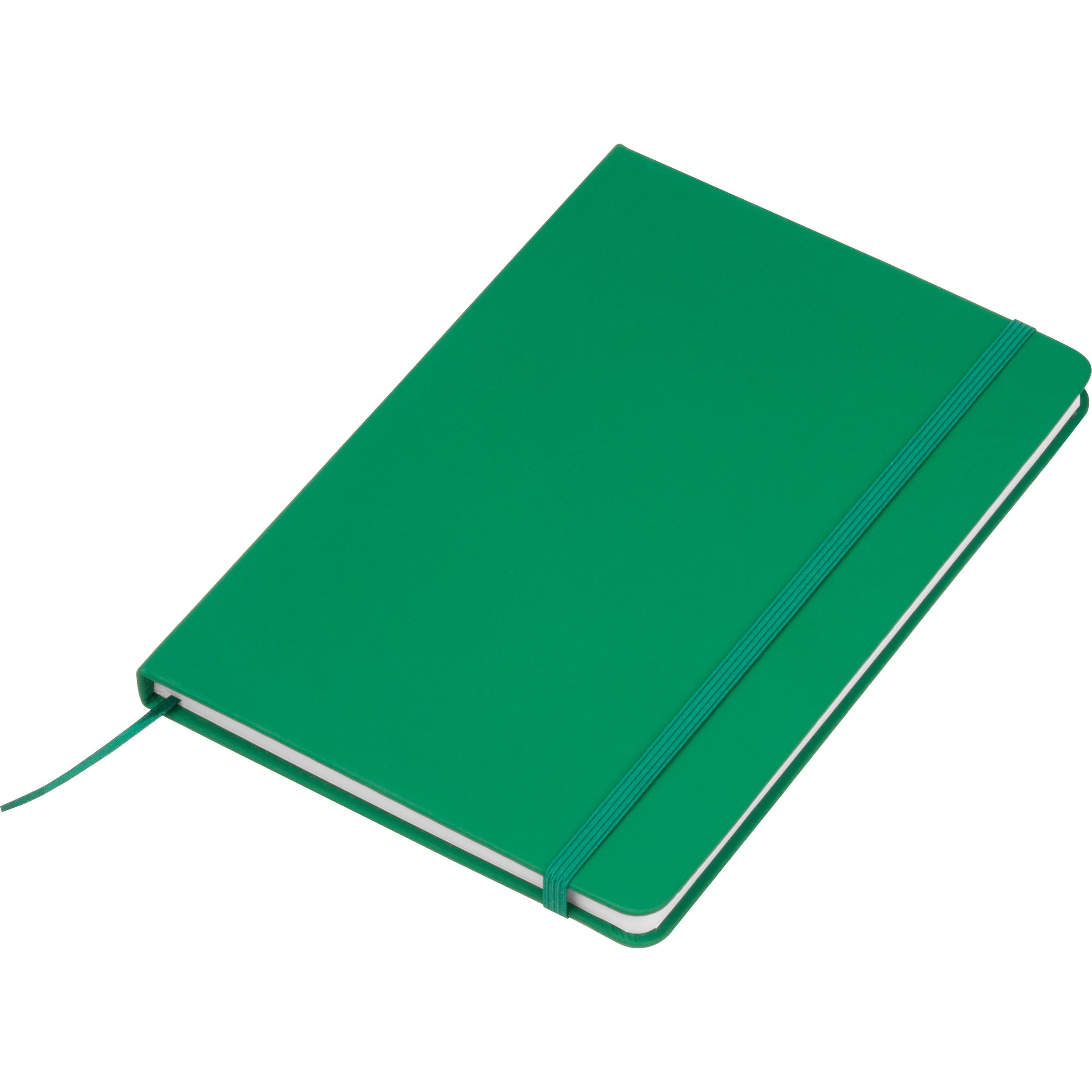 A5 Notizbuch aus Recyclingpapier  - grün-141