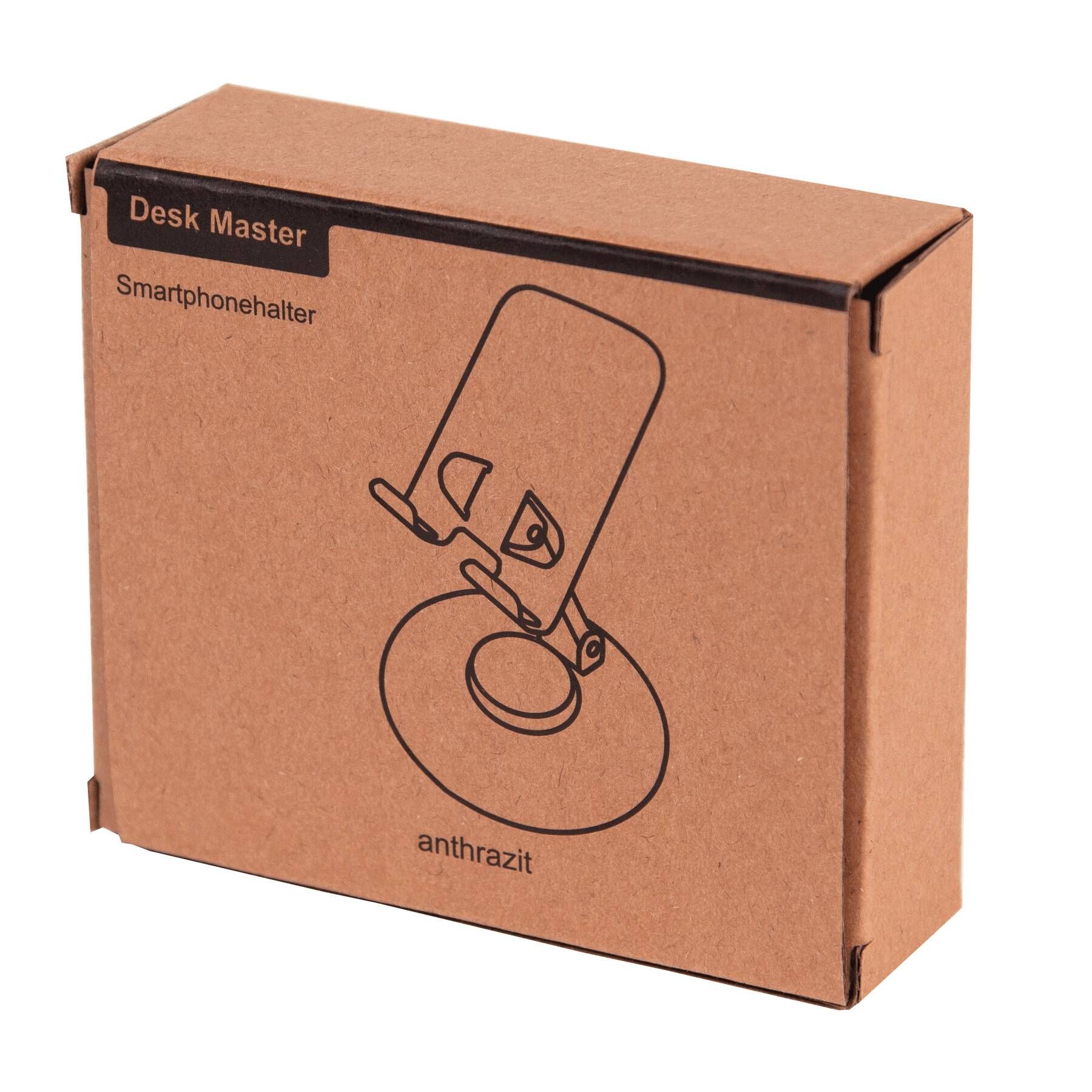 Faltbarer Stahl-Telefonhalter DESK MASTER - anthrazit-177
