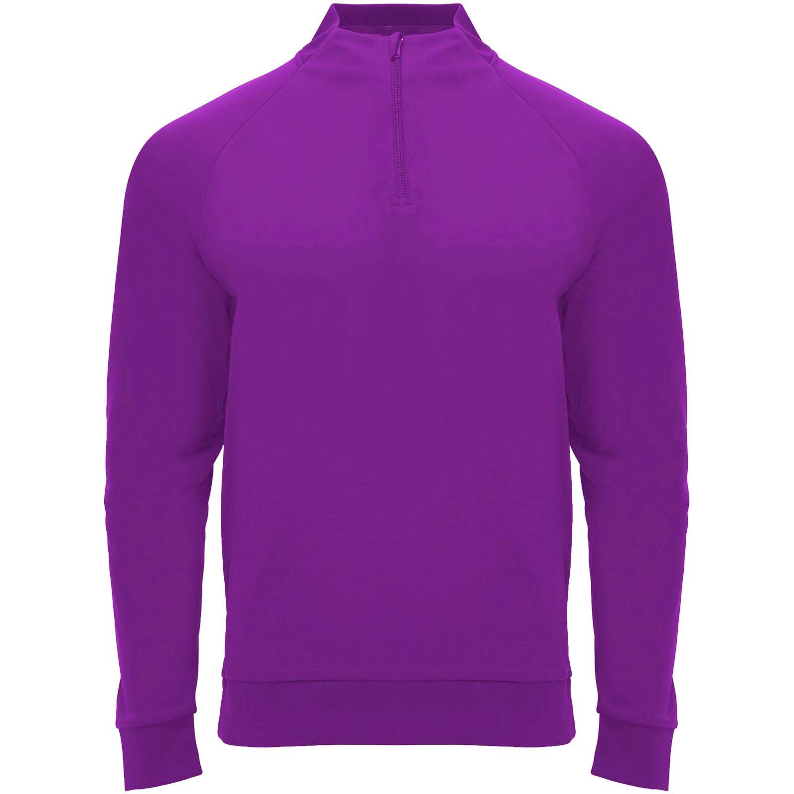 Epiro 200 g/m² Half-Zip Sweatshirt für Kinder - malve-135