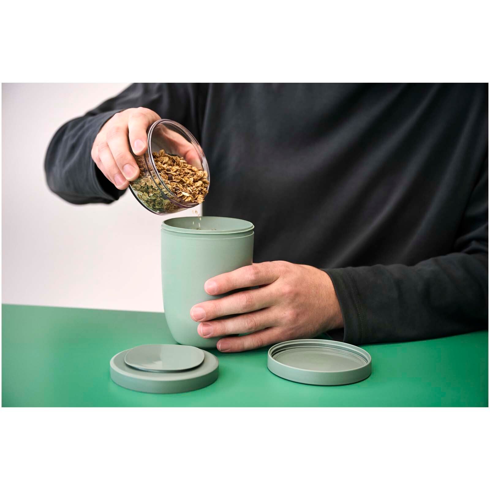 Mepal Ellipse 750+300 ml Lunchpot - schwarz-166