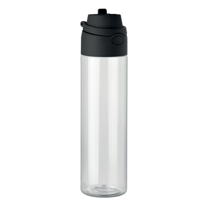Trinkflasche RPET 750ml TOIEN KLAR - schwarz-541