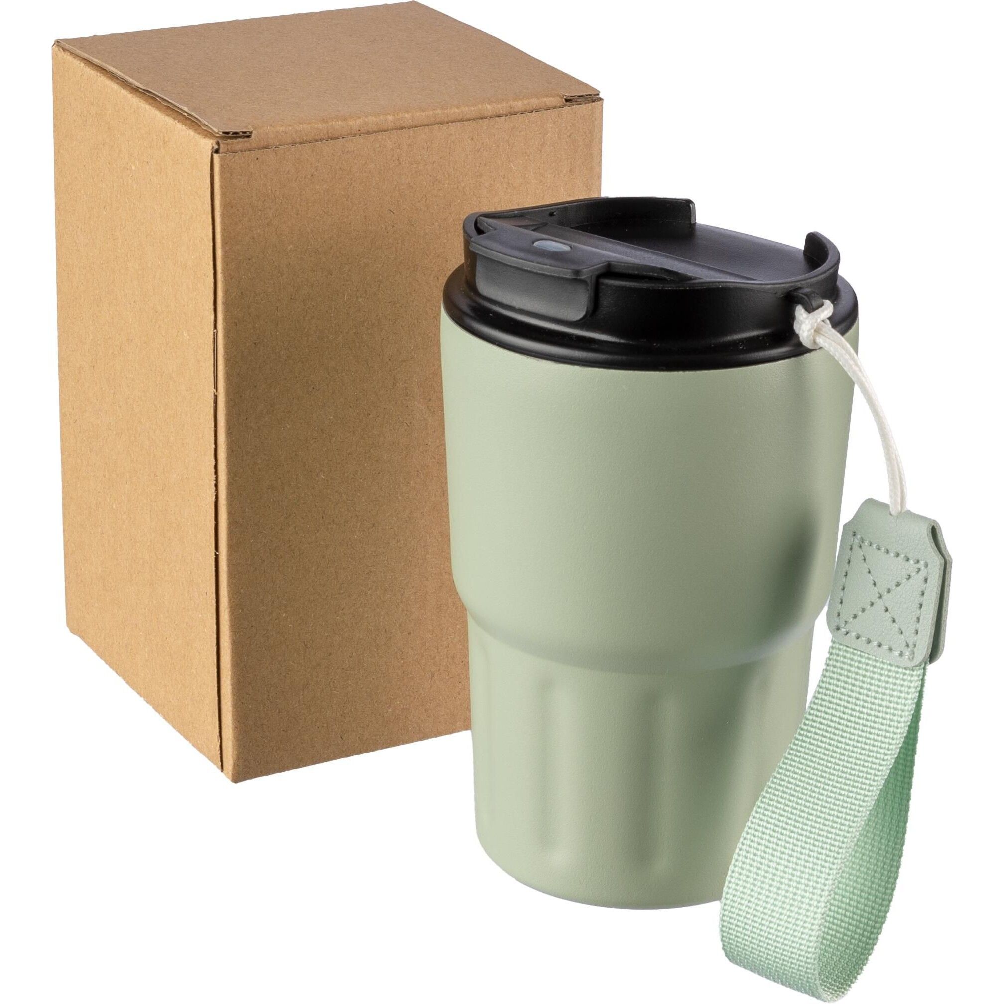 Doppelwandiger Becher aus Edelstahl Louisa - grau-587