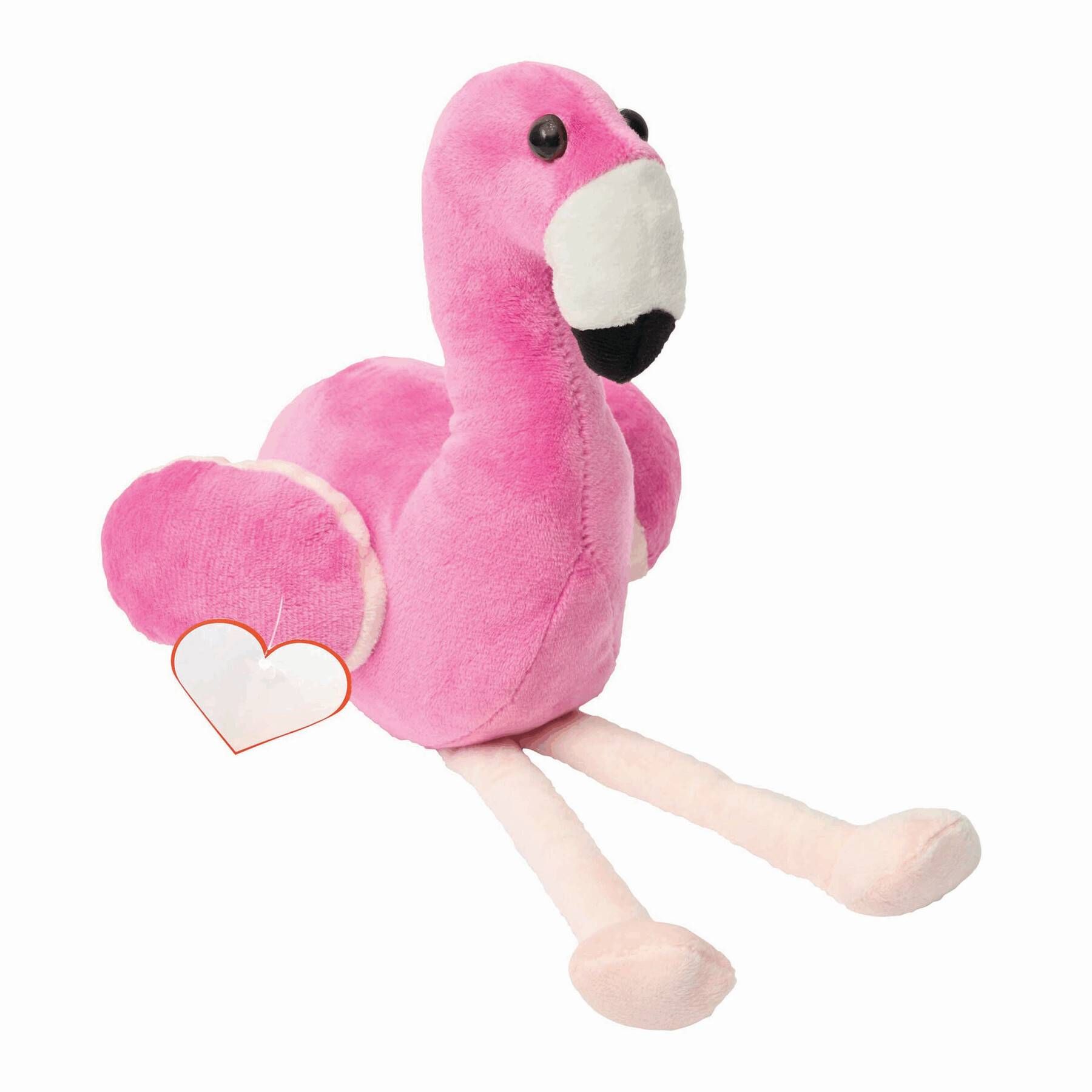 Plüsch-Flamingo LUISA - pink - schwarz - weiß-799