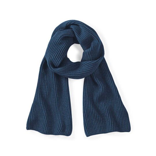 Metro Knitted Scarf - french navy-585