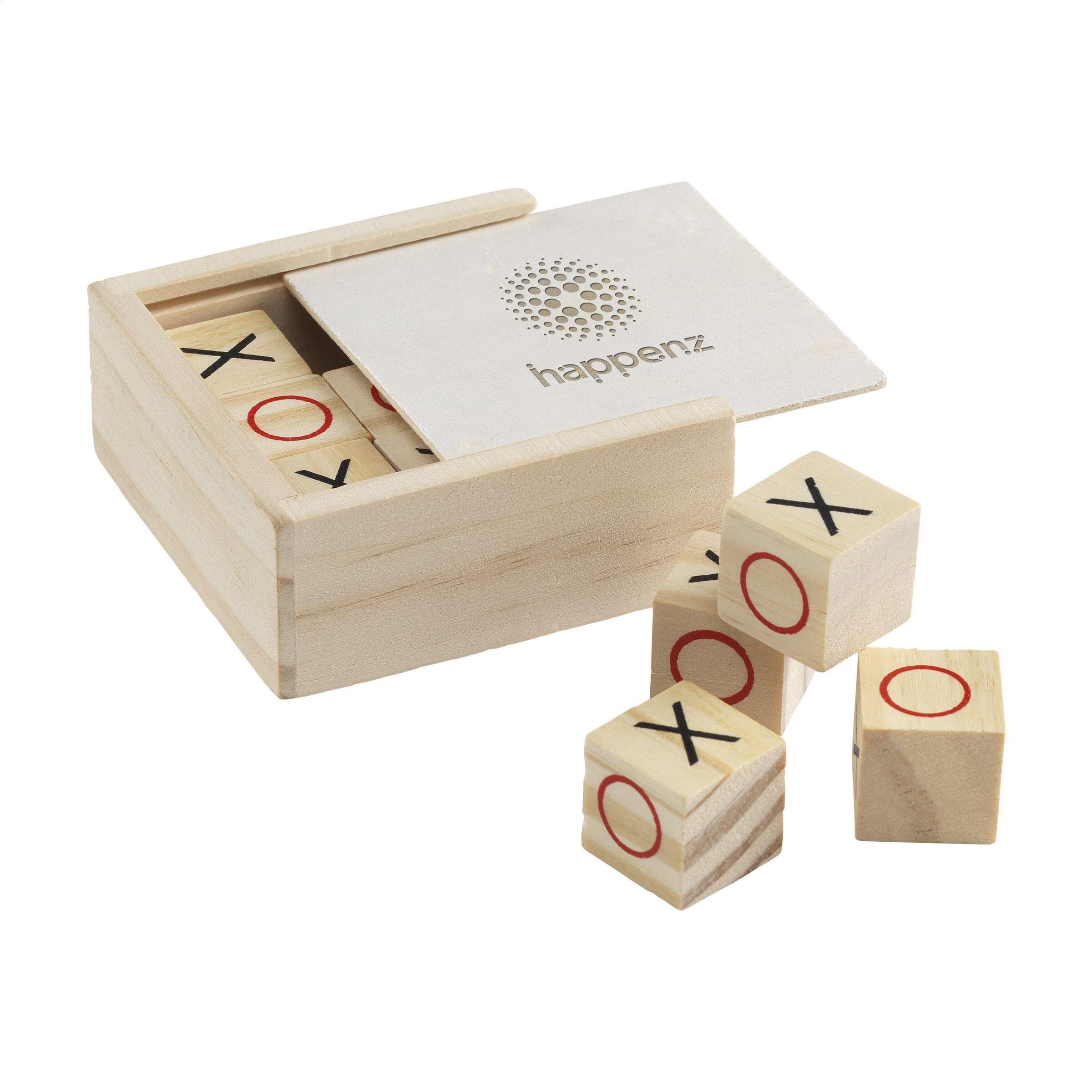 Tic Tac Toe Game Bamboo Spiel - holz-189