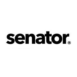 Senator Logo auf weißem Hintergrund.