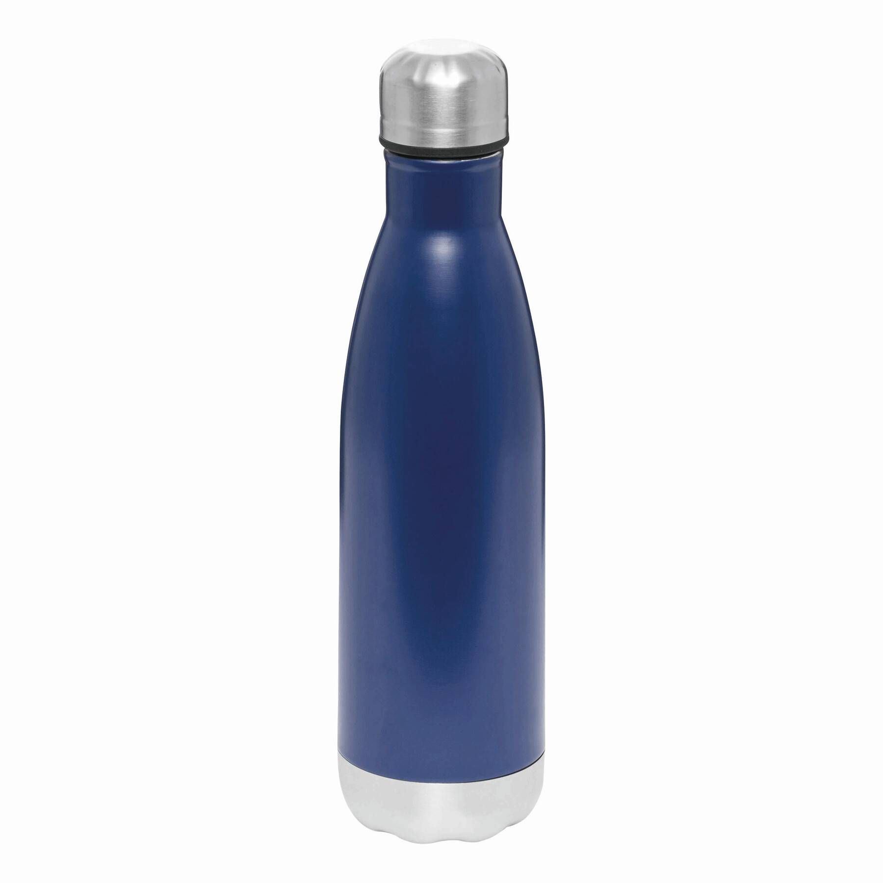 Vakuum-Trinkflasche GOLDEN TASTE doppelwandig - blau-686