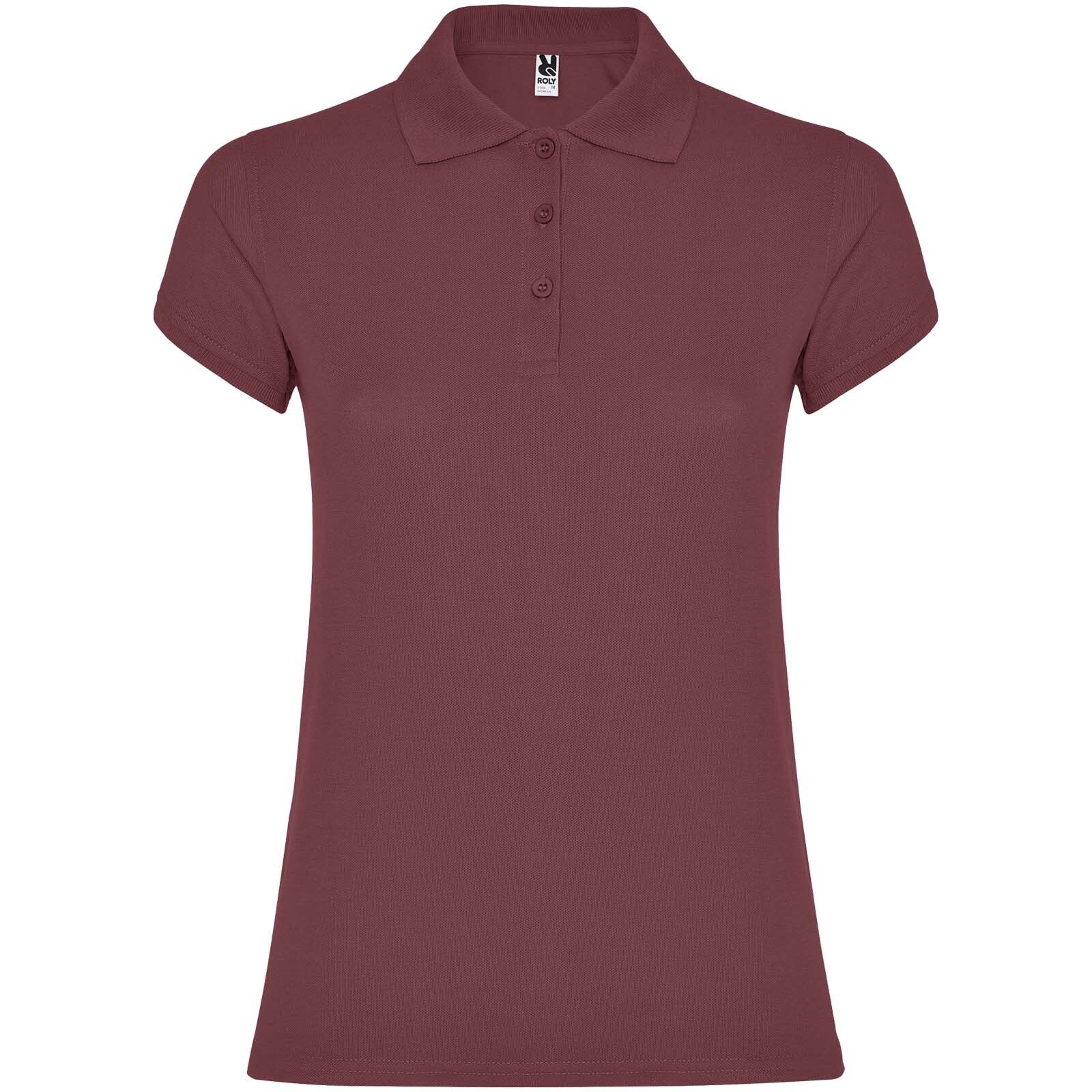 Star Poloshirt für Damen - beerenrot - S-562