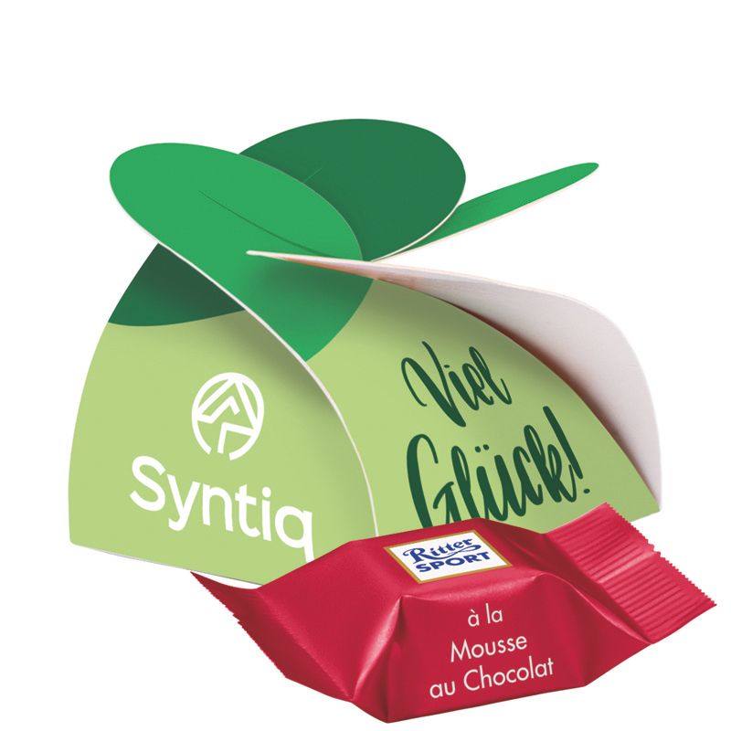 Kleines Präsent, Ritter SPORT Schokowürfel Vollnuss Nougatcreme-336
