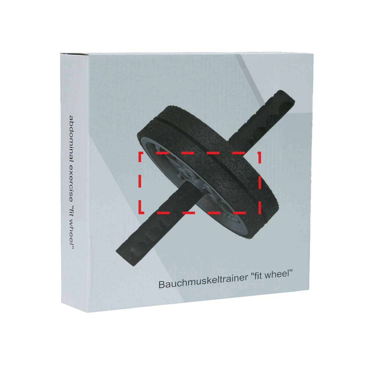Veredelungsposition mittig auf der Schachtel