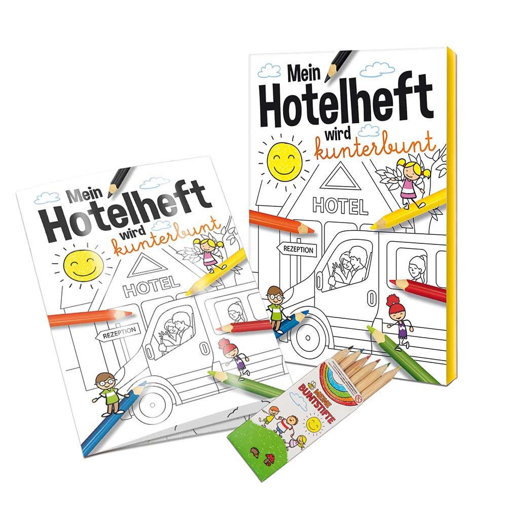 Malbuch / Mal-Set A6 - Hotel - Malset neutral-996