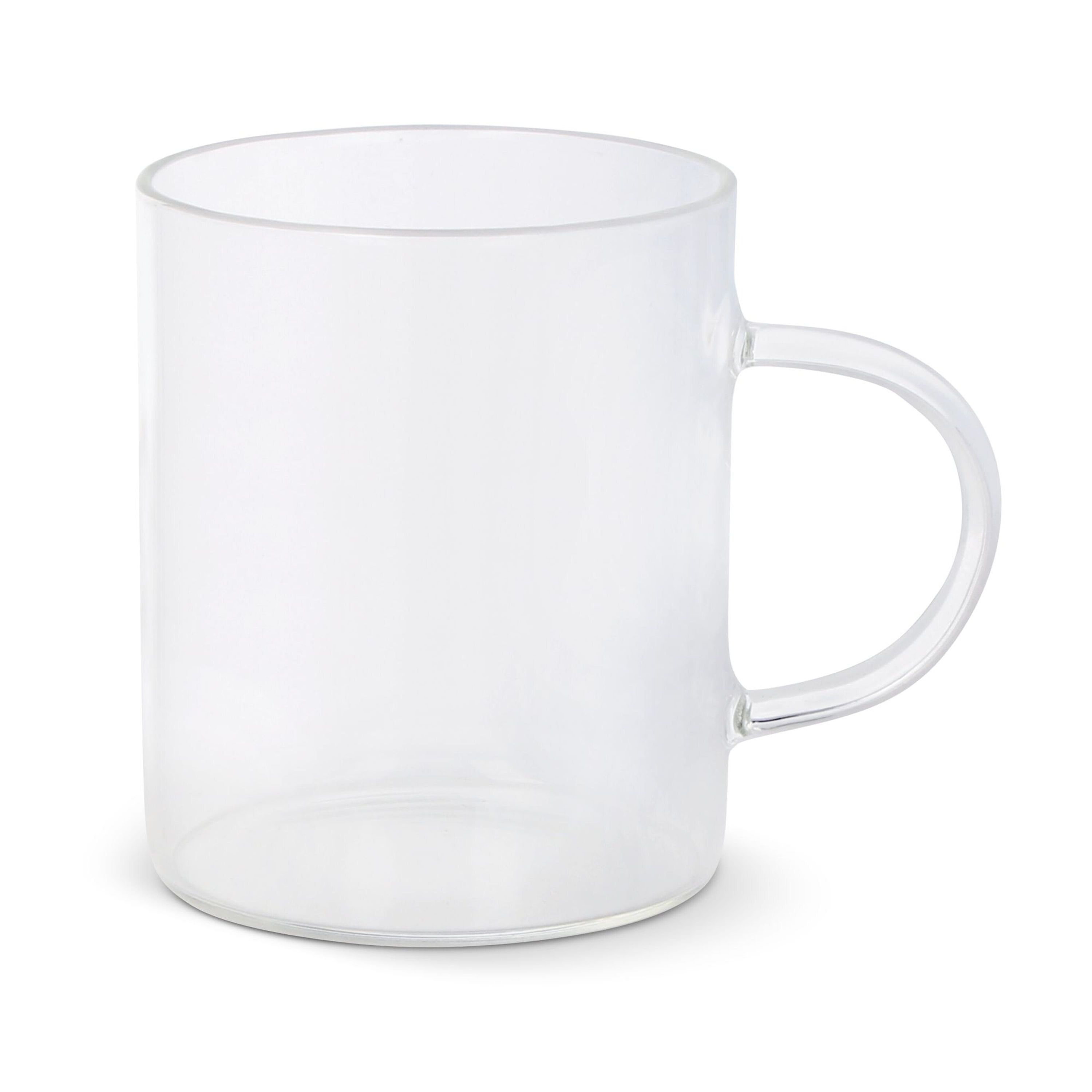 Kaffeeglas mit Henkel Vardez 180 ml - transparent-440