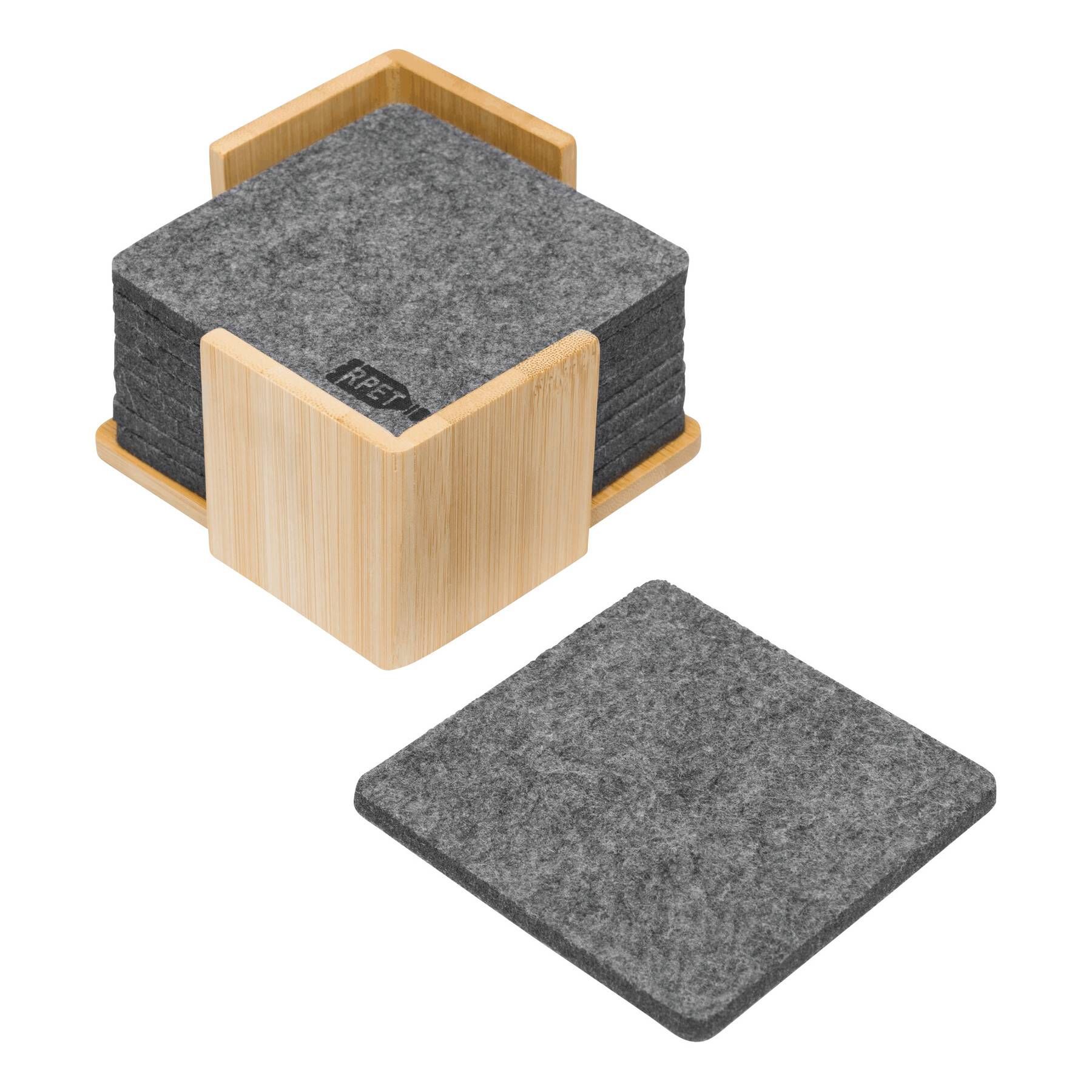 Filzuntersetzer ECO BASE - braun - grau-625