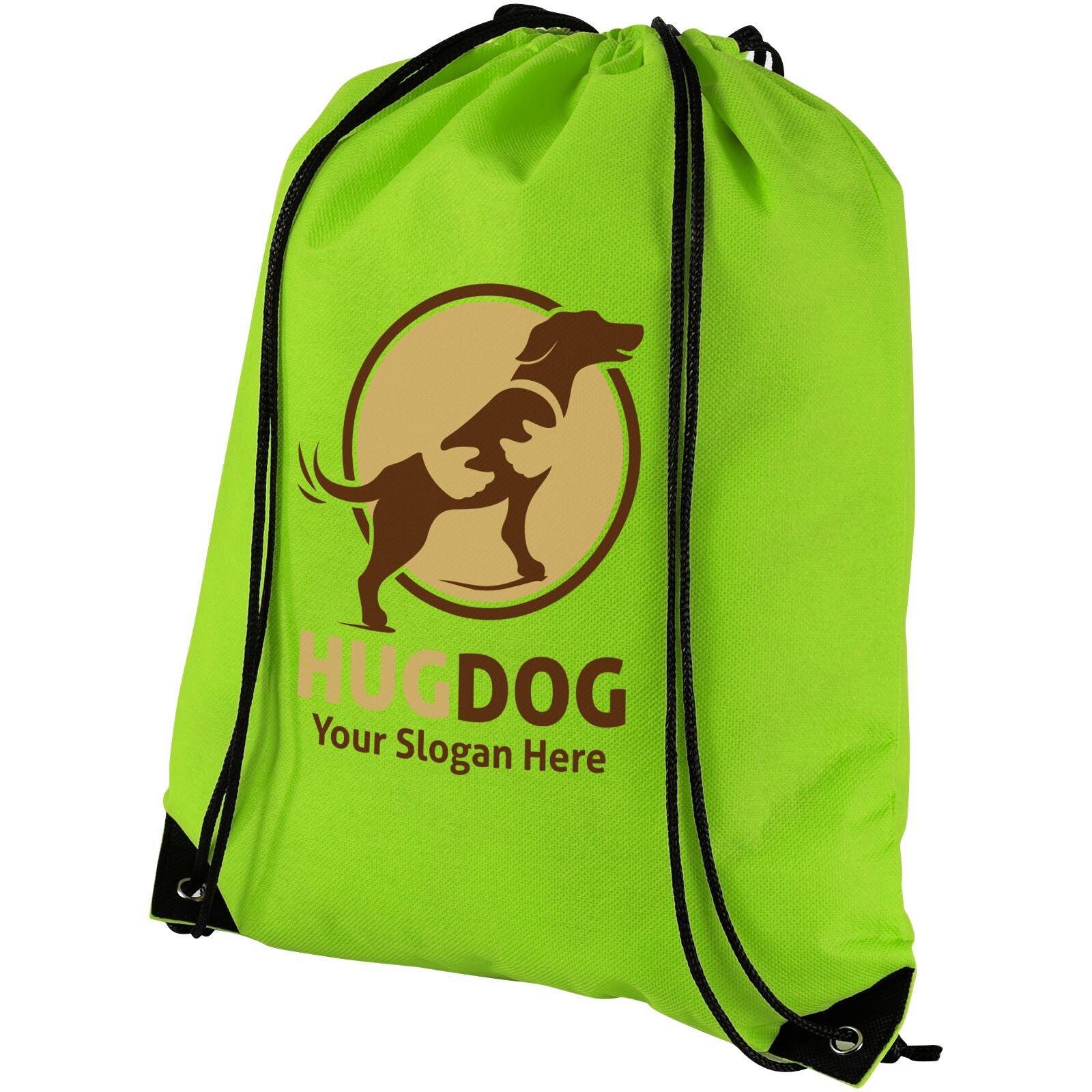 Evergreen Premium Non Woven Turnbeutel 5L - limone-924