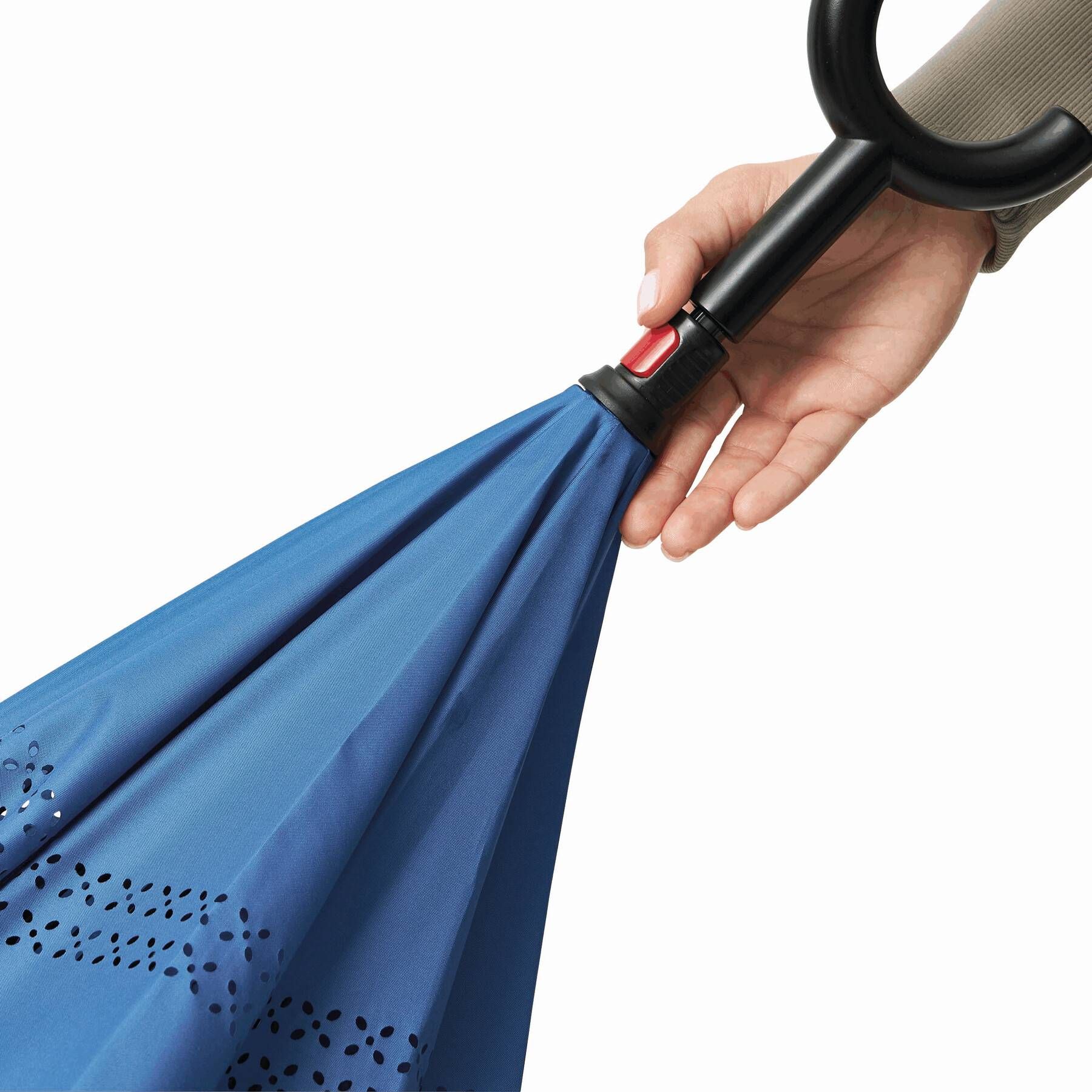 Stockschirm FLIPPED - blau - schwarz-890