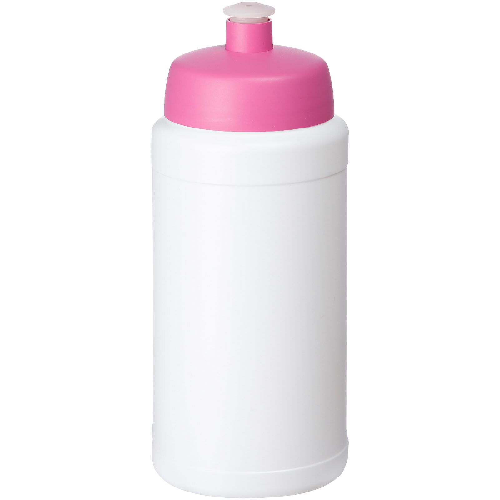 Baseline Plus 500 ml Flasche mit Sportdeckel - weiss -  rosa-508