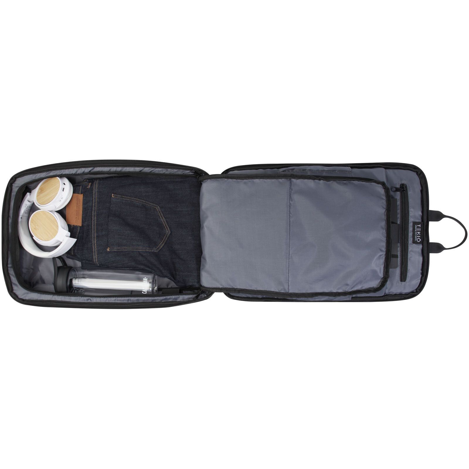 Rise Laptop-Rucksack GRS Recycelt 15,6" - schwarz-288