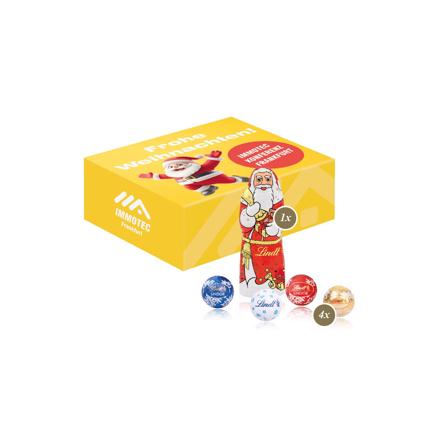Santa Werbebox mit Lindt Minis Und Nikolaus-37