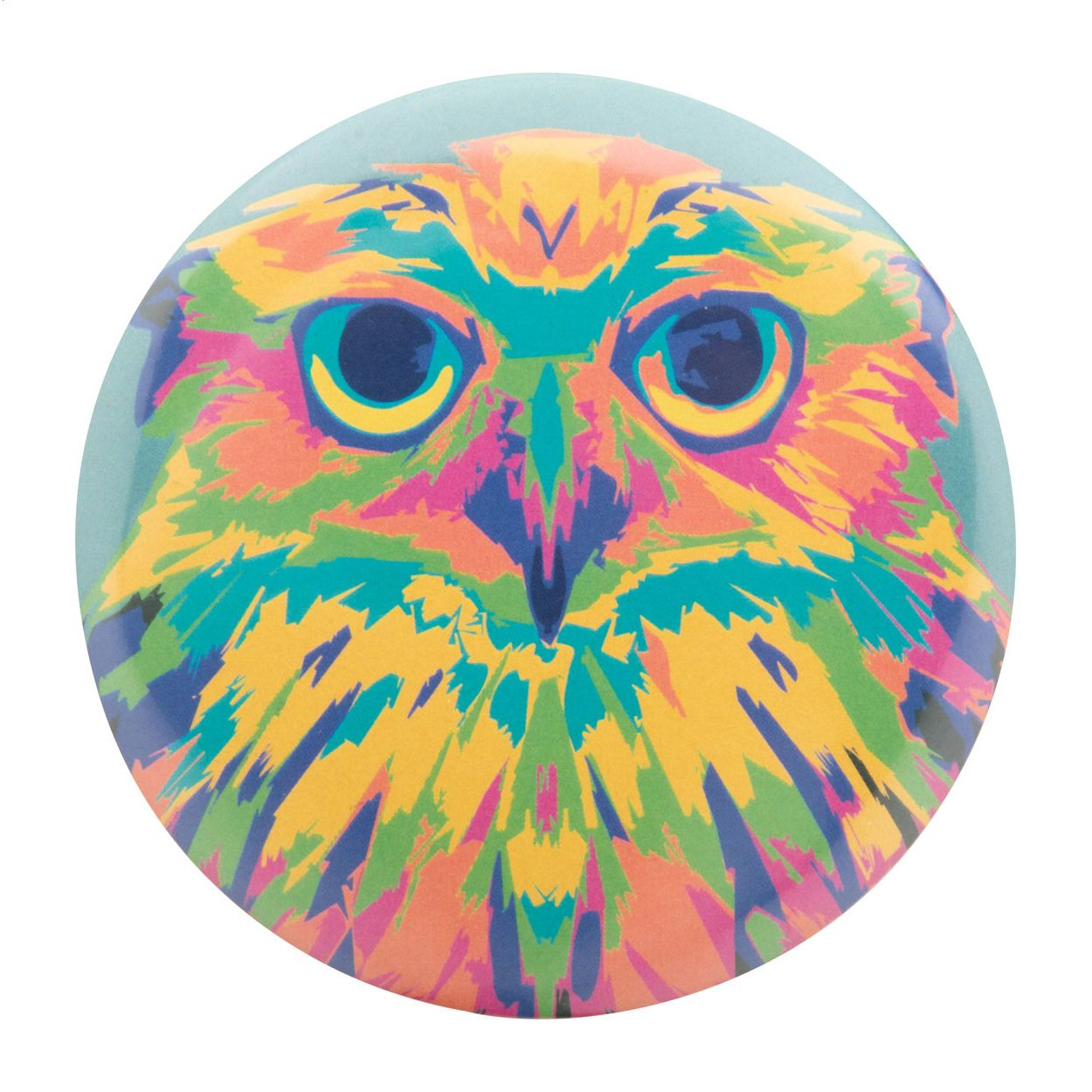Button-Taschenspiegel BeautyBadge - silber-395