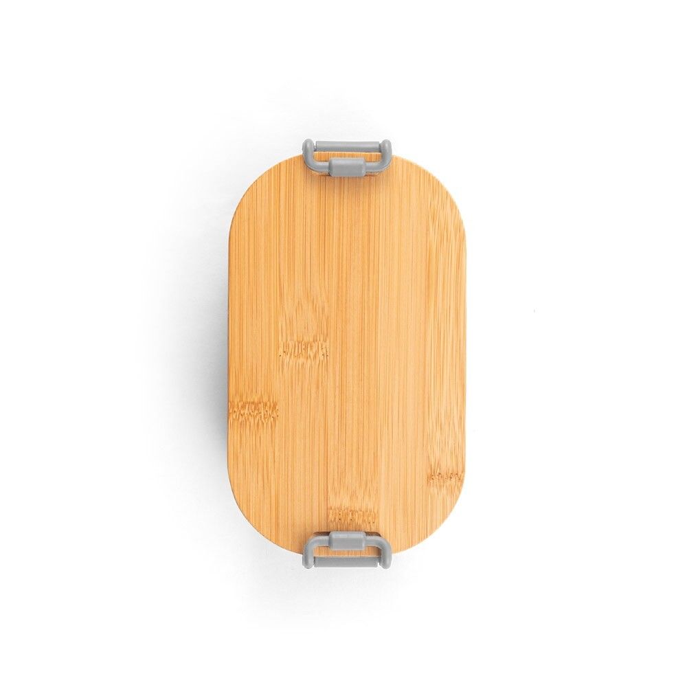 MAHLEB Luftdichte PP-Box mit Bambusdeckel - hellgrau-319