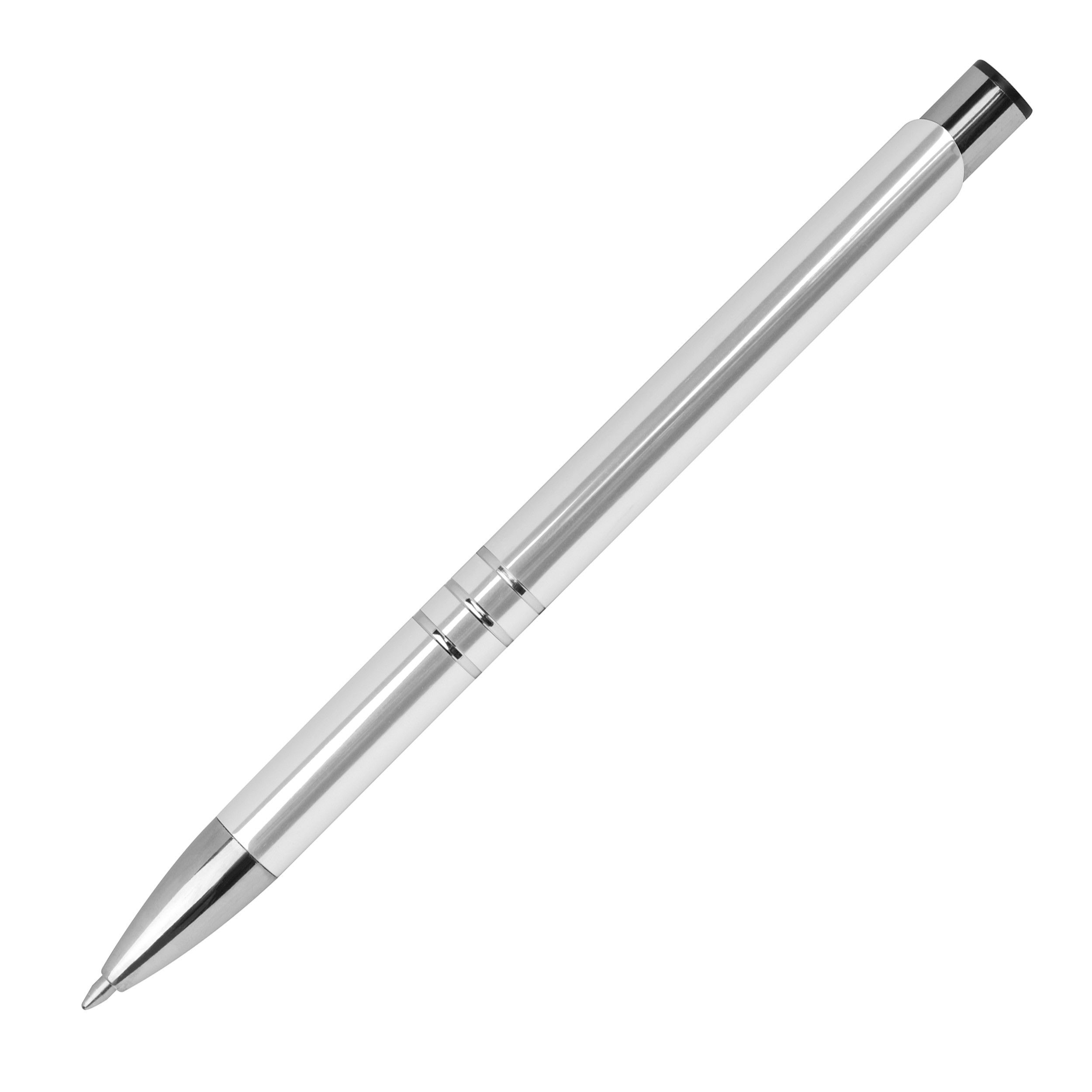 Schreibset bestehend aus einem Kugelschreiber und einem Rollerball - weiß-948