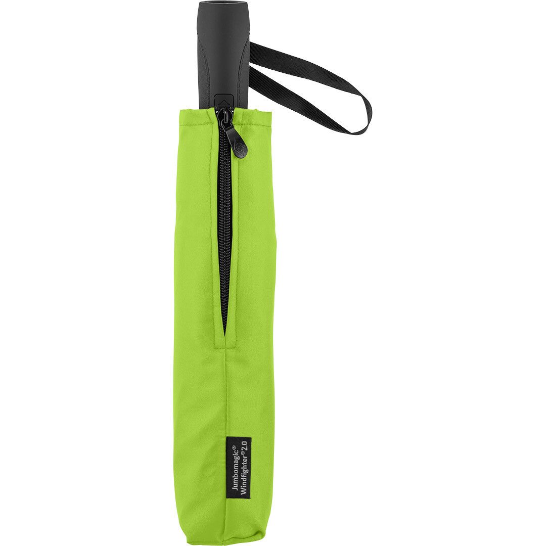 AOC-Gäste-Taschenschirm Jumbomagic® Windfighter® 2.0 mit waterSAVE® Bezug Ø123 cm - limette-149