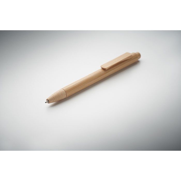 Druckkugelschreiber Bambus MAMBO - holz-63