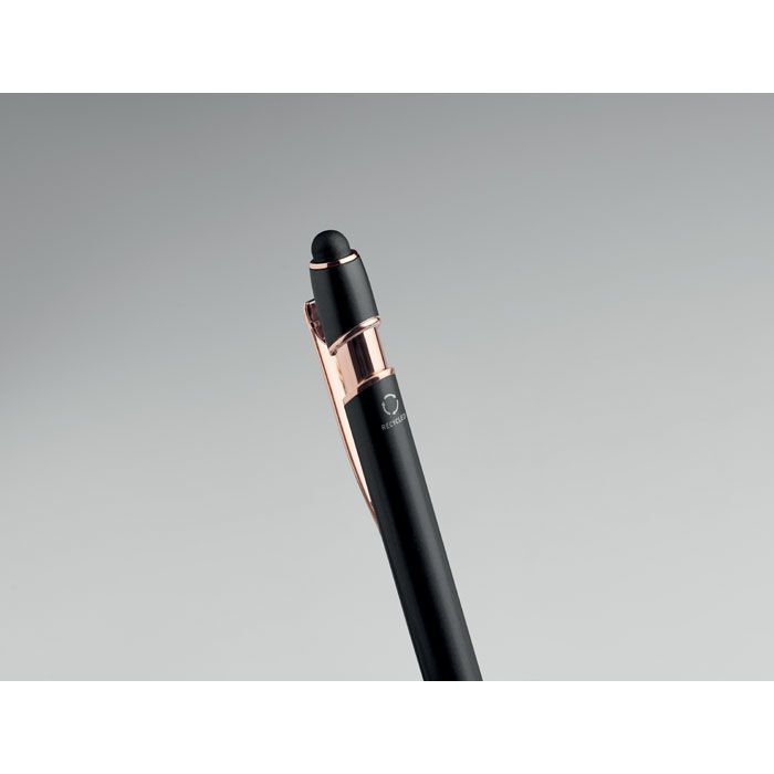 Druckkugelschreiber Aluminium SCRIBBLE - schwarz-863