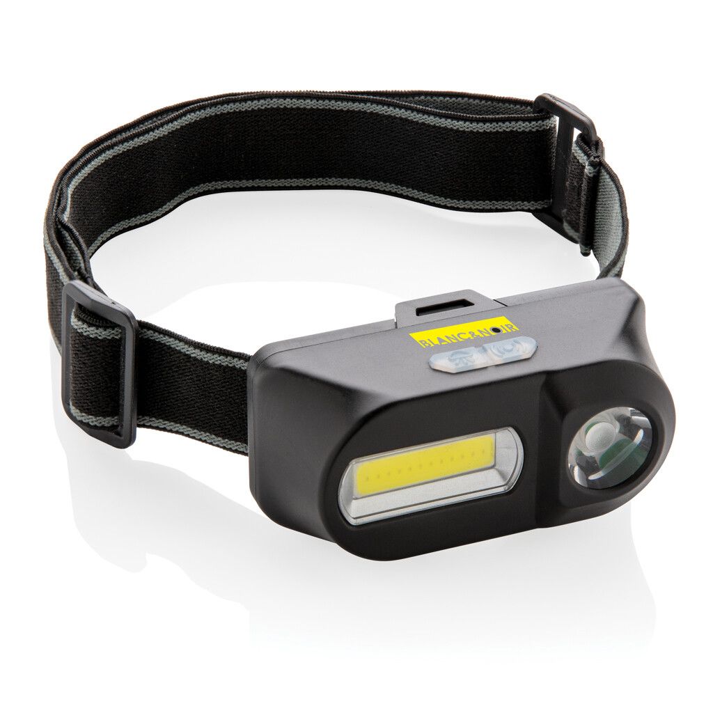 COB und LED Stirnlampe - schwarz-133