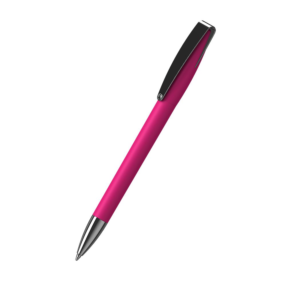 Drehkugelschreiber Cobra softtouch MMn - softtouch magenta-366