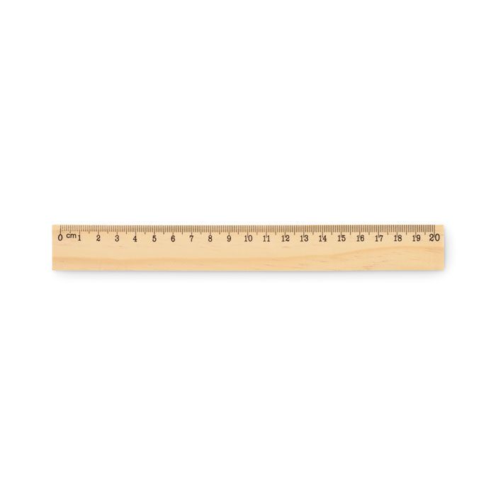 Holzlineal 20cm RULER20 - holz-529
