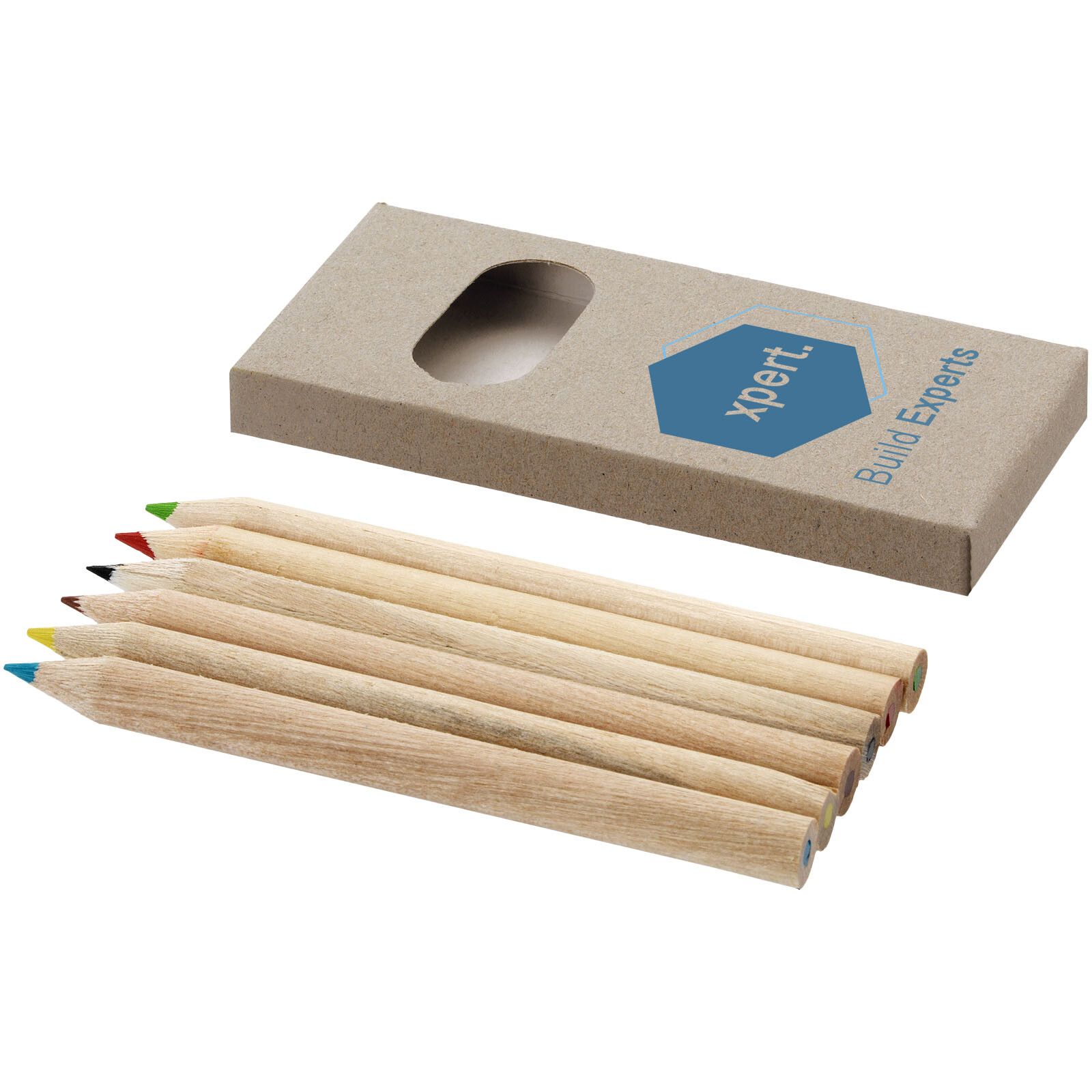 Ayola 6-teiliges Buntstiftset - natur-467