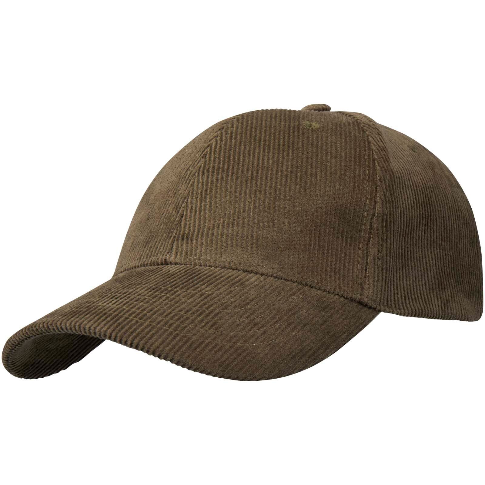 Hutton Cap aus recyceltem Cord mit 6 Segmenten - waldgrün-861