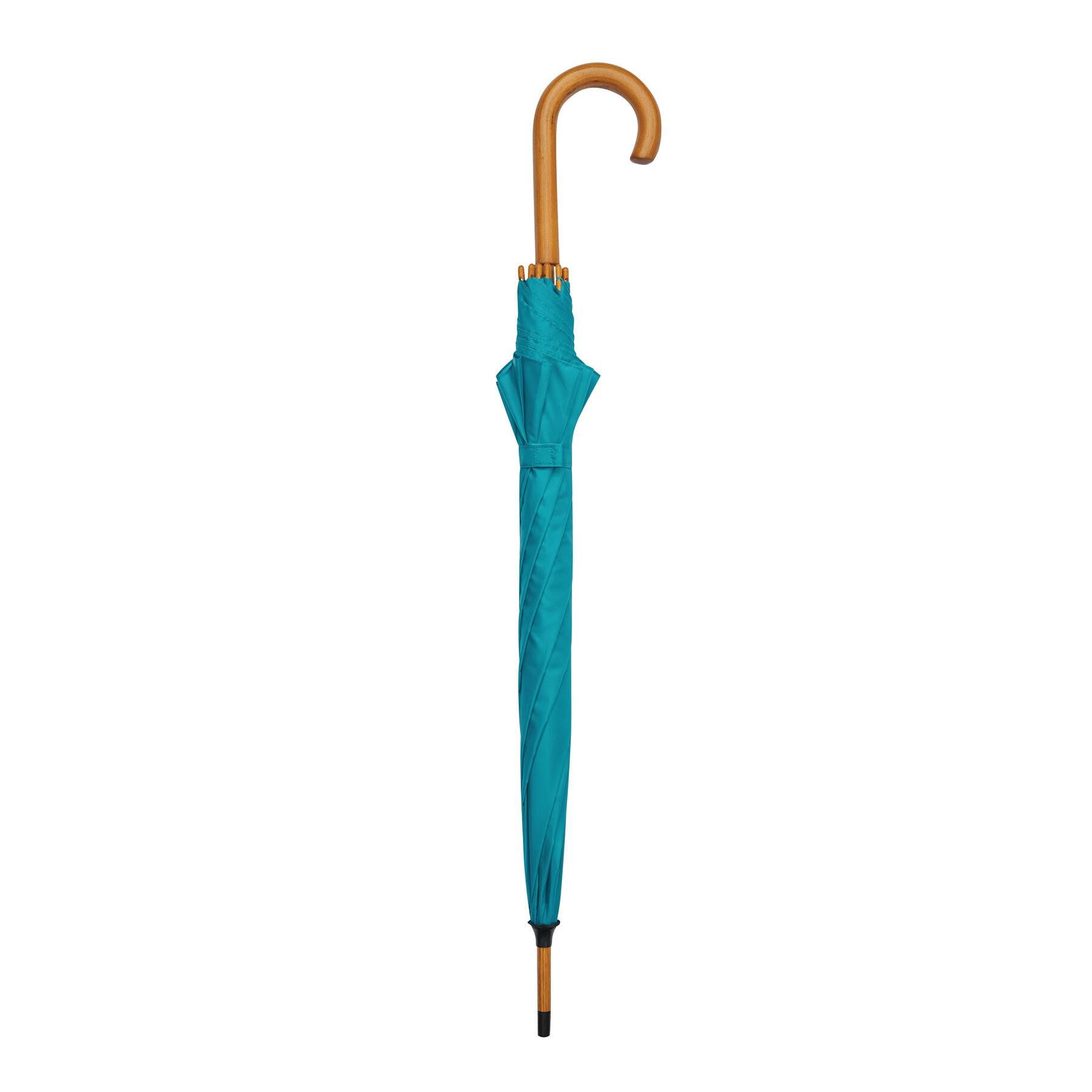 Automatik-Holzstockschirm JAZZ - petrol-976
