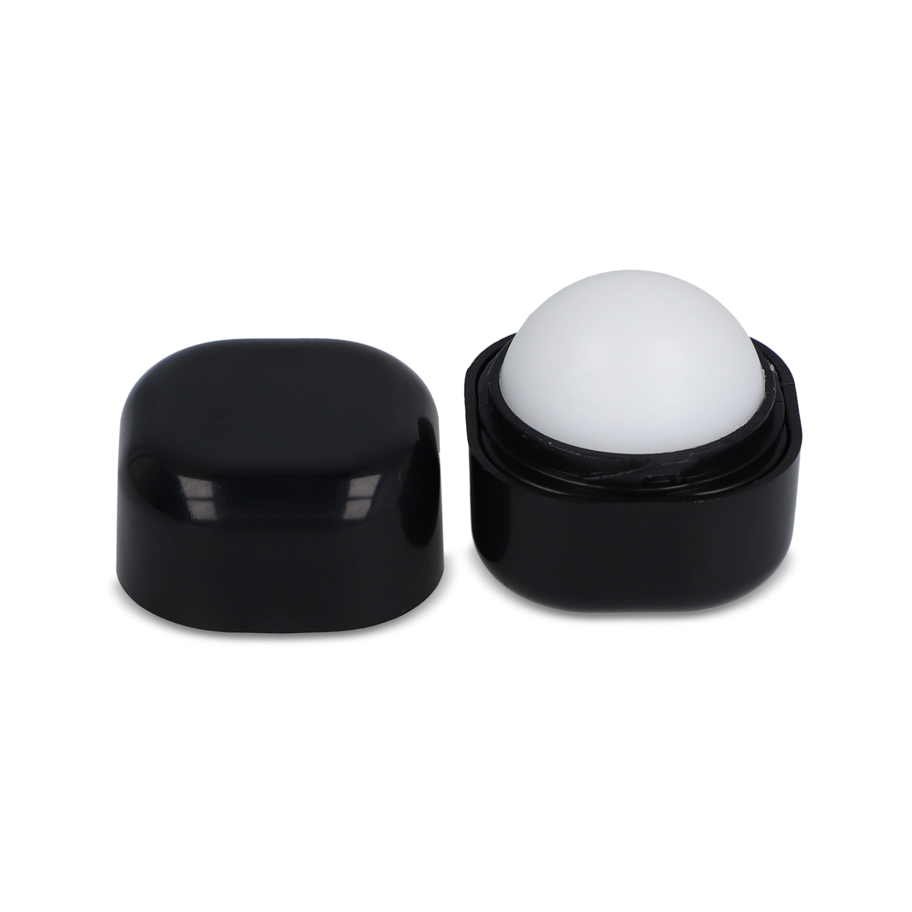 Kubischer Lippenpflegestift aus recyceltem ABS - schwarz-504