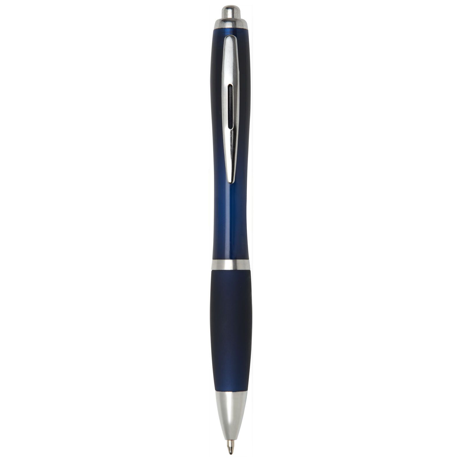 Nash Kugelschreiber mit farbigem Schaft und Griff (schwarze Mine) - indigoblau-794