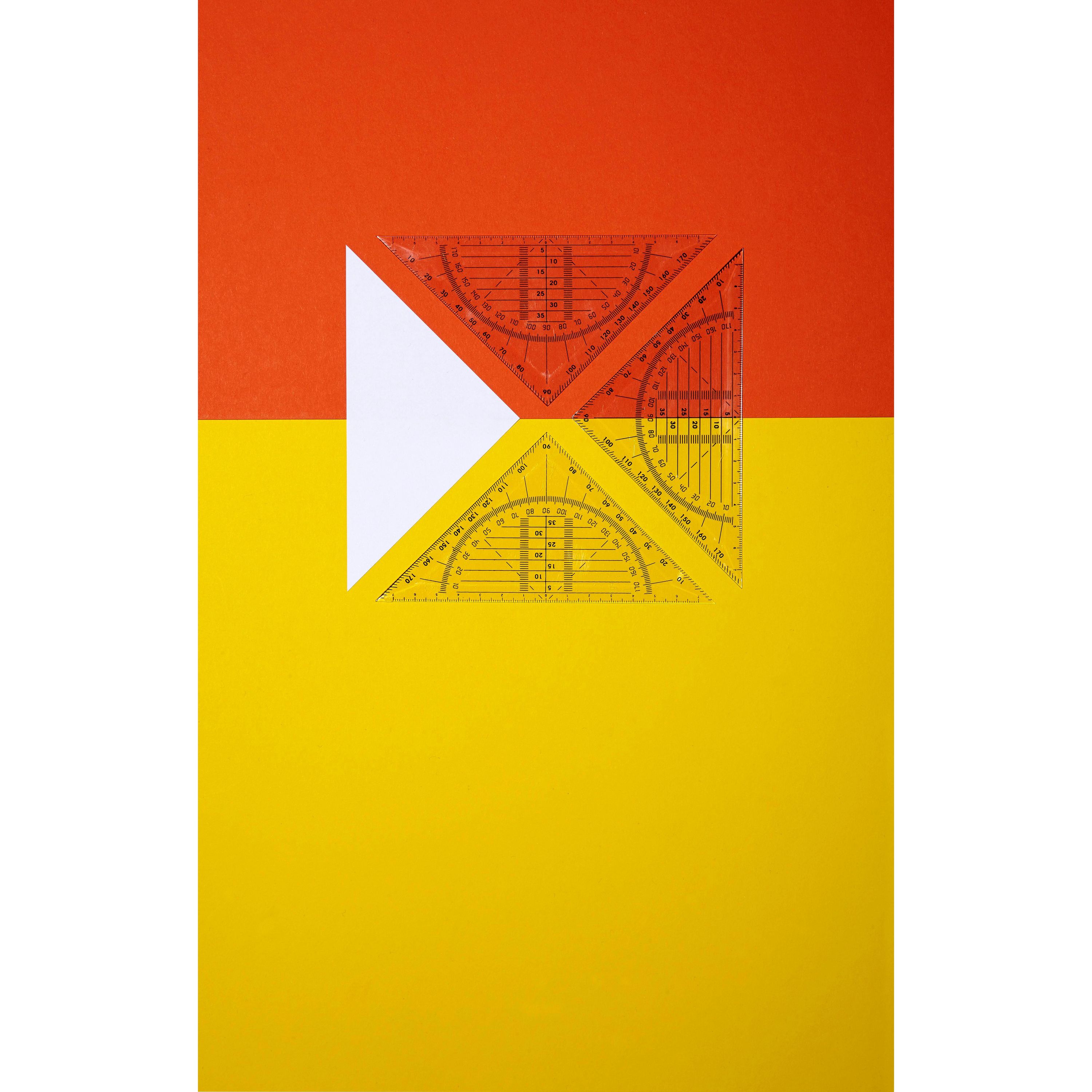 Geodreieck aus Kunststoff Jaden - neutral-411