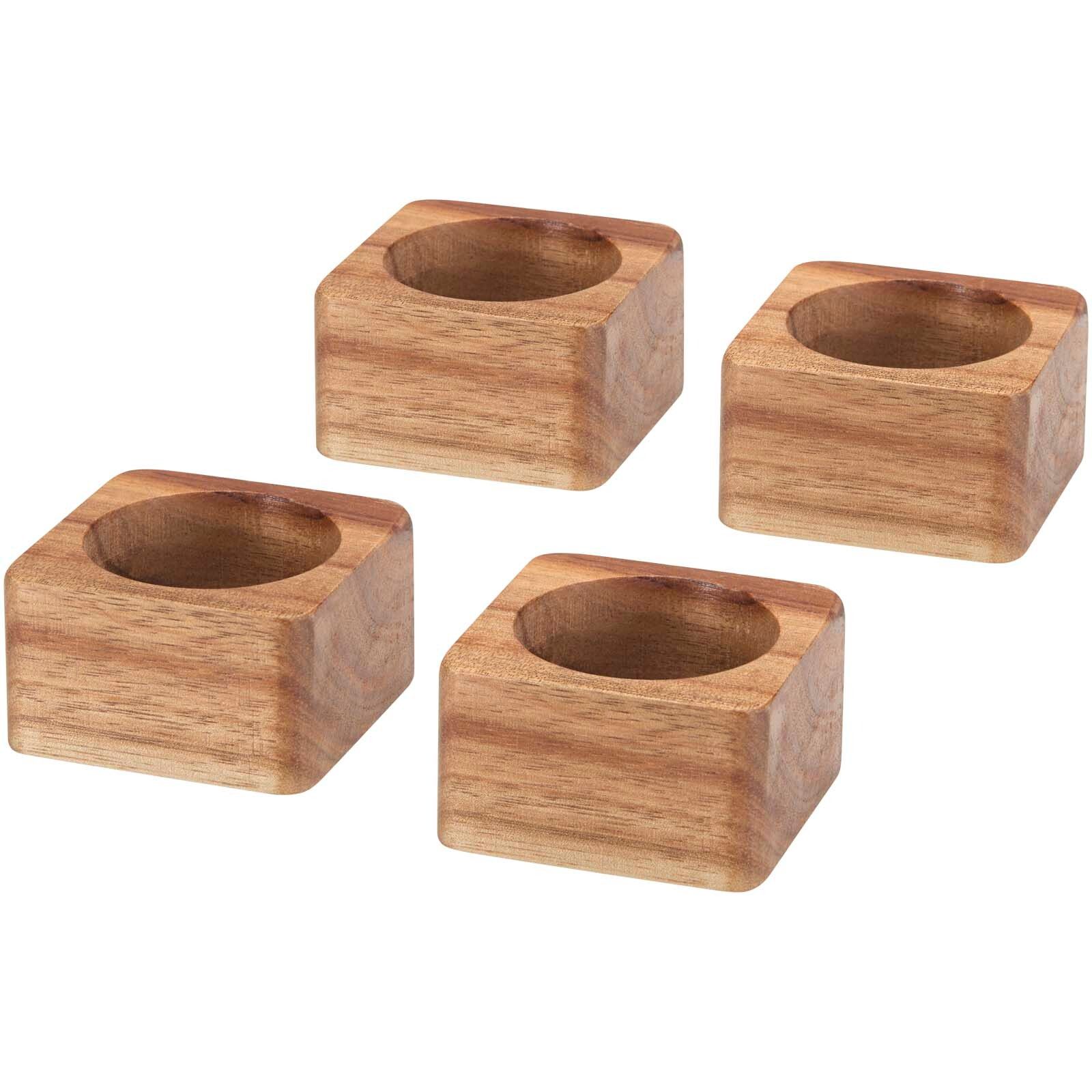 Serviettenringhalter aus Akazienholz von Napora - holz-798