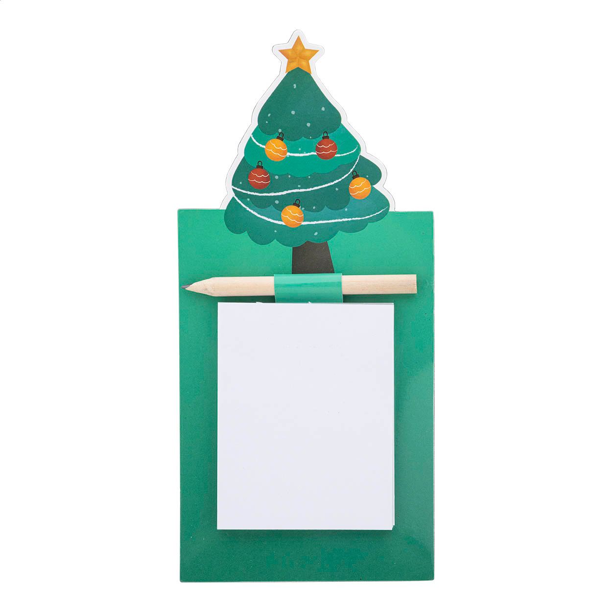 Julliste Magnetischer Notizblock Weihnachten, Weihnachtsbaum - grün-784