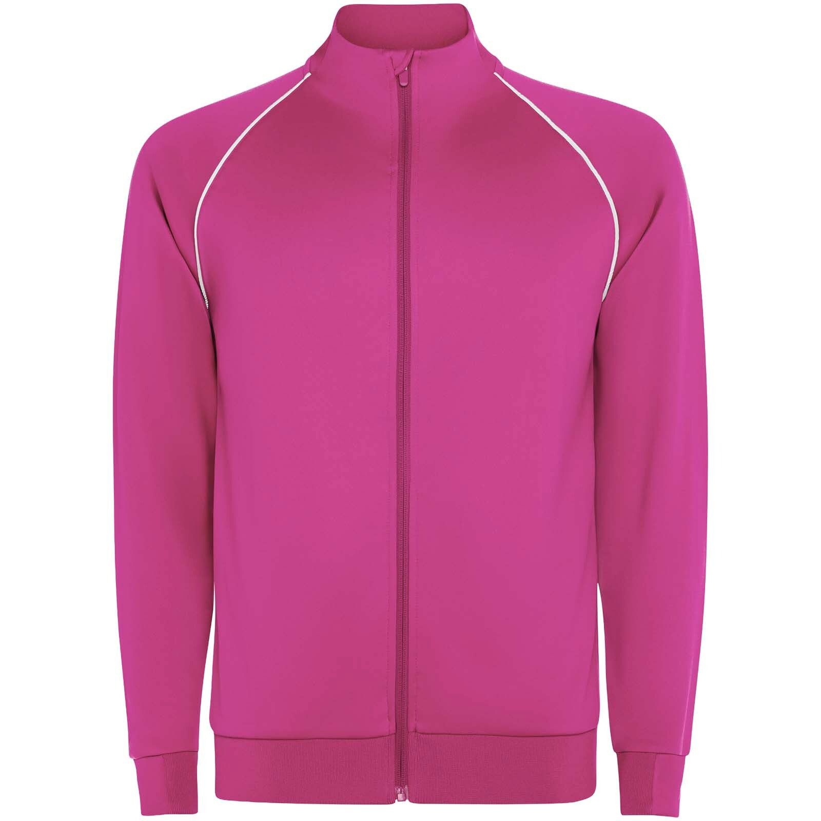 Valier Kinder Sweatshirt mit durchgehendem Reißverschluss - fluorrosa-455