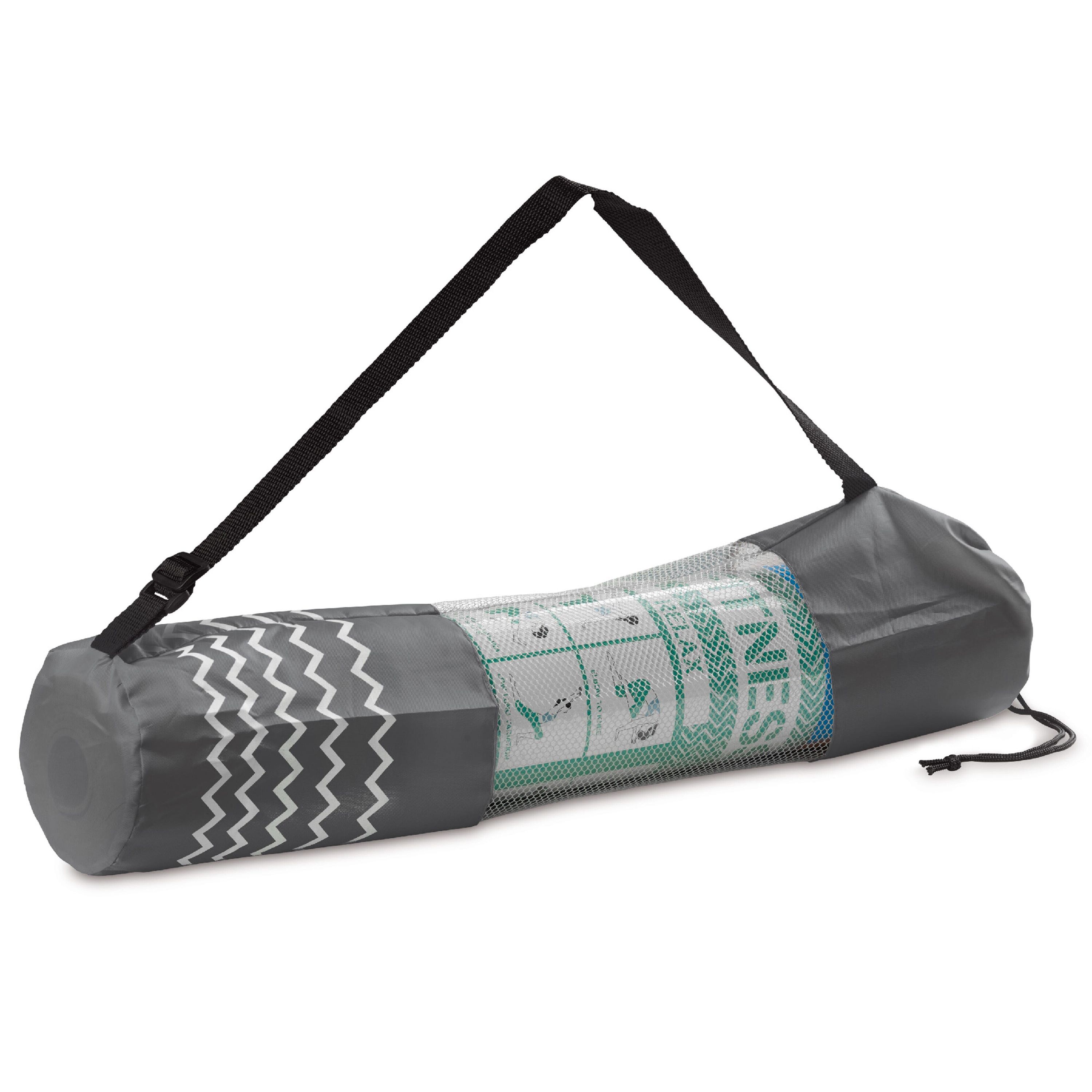 Fitness-Yogamatte mit Trageriemen - dunkelblau-413